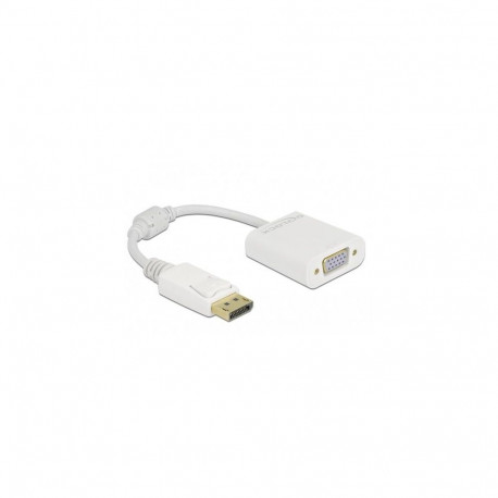 DeLOCK Adapter DisplayPort 1.2 male to VGA female white