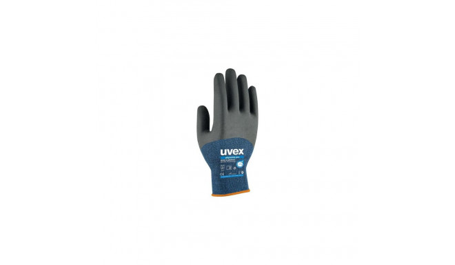 Uvex 6006211 protective handwear Anthracite, Blue, Grey Elastane, Viscose, Polyamide 1 pc(s)
