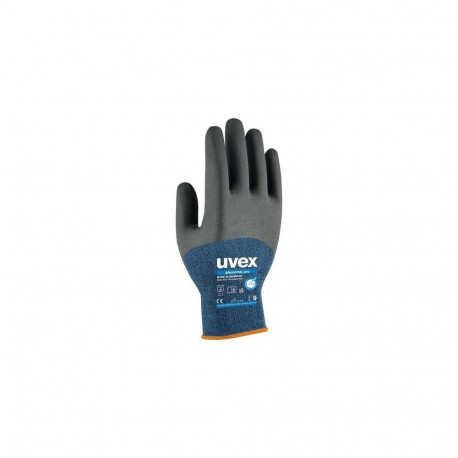 Uvex 6006208 protective handwear Anthracite, Blue, Grey Elastane, Viscose, Polyamide 1 pc(s)