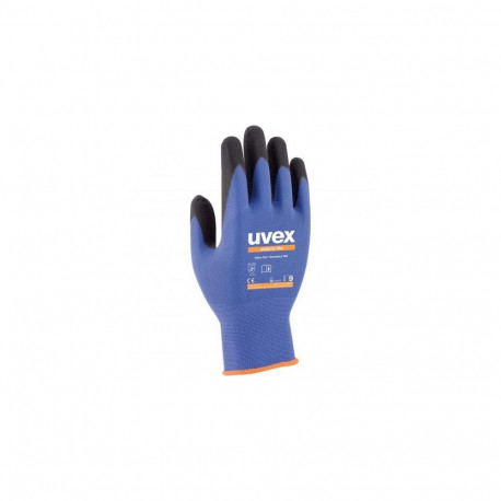 Uvex 60027 Workshop gloves Anthracite, Blue Elastane, Polyamide 1 pc(s)