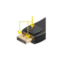 Goobay DisplayPort/HDMI Adapter 1.1, gold-plated
