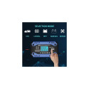 Qoltec 52482 vehicle battery charger 12/24 V Black, Blue