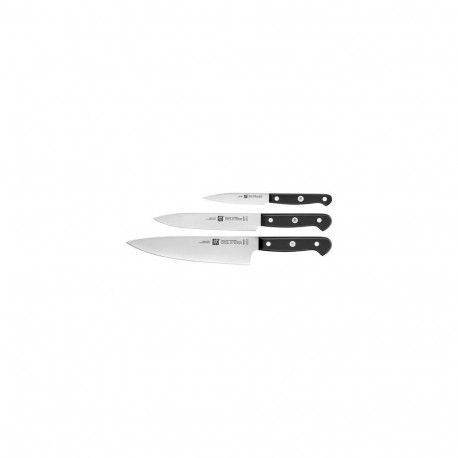 ZWILLING 36130-003-0 Set de 3 Couteaux, Acier Inoxydable, Noir, 34 x 14 x 3 cm 3 pc(s) Knife set