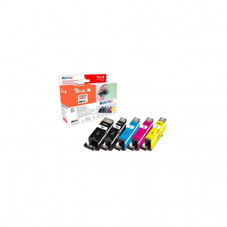 Peach 314991 ink cartridge 5 pc(s) Compatible High (XL) Yield Black, Cyan, Magenta, Yellow