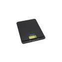 Genie DLS 5 Black Countertop Rectangle Electronic kitchen scale
