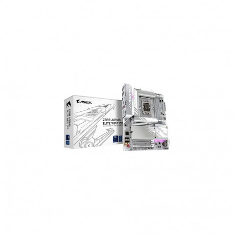 GIGABYTE Z890 AORUS ELITE WIFI7 ICE Motherboard - Supports Intel Core Ultra (Series 2) CPUs, 16+1+2