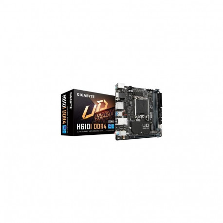 GIGABYTE H610I DDR4 Motherboard - Supports Intel Core 14th CPUs, 4+1+1 Hybrid Digital VRM, up to 320