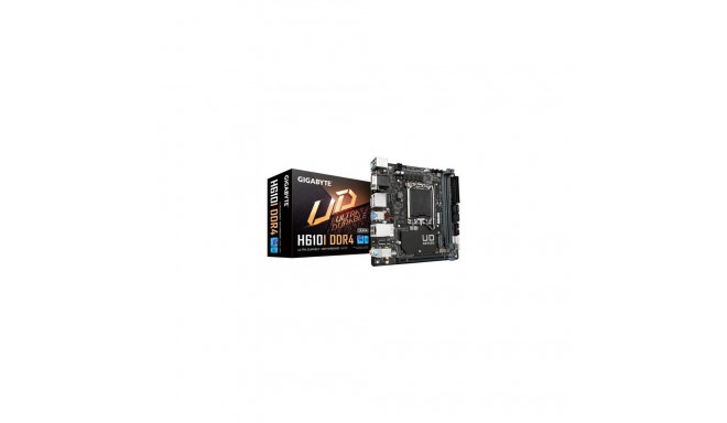 GIGABYTE H610I DDR4 Motherboard - Supports Intel Core 14th CPUs, 4+1+1 Hybrid Digital VRM, up to 320
