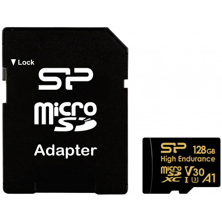Silicon Power mälukaart microSDXC 128GB High Endurance + adapter (avatud pakend)