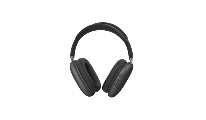 PLATINET WIRELESS HEADPHONES WITH MIC BLUETOOTH SLIM STYLE GREY [46101]