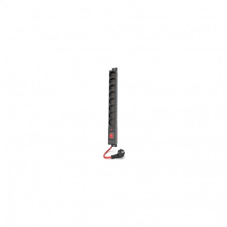 ACAR liigpingekaitse R8 POWER 1.5m 8 Prantsuse pistikupesa 16A, must