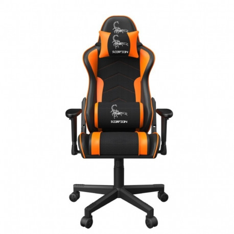Ergonomic High-Back Gaming Chair – Professional Racing Style – Black and Orange
