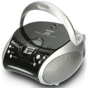 New! Lenco CD player black/silver SCD-24 Black/Silver