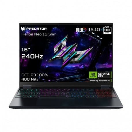 Acer | Predator Helios Neo 16S AI PHN16S-71-95J5 | Black | 16 " | OLED | WQXGA | 240 Hz | Intel Core