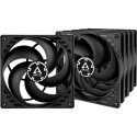 Arctic P14 PWM PST ventilaatorikomplekt, 140 mm, must, 5-pack