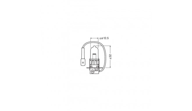 H3 12V 55W PK22S ORIGINAL