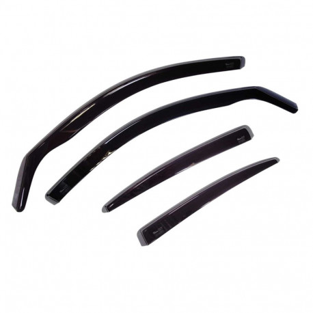 Wind deflector HEKO HO20148 Frontal 4 uds Rear