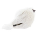 Jõuluehe DKD Home Decor Vaht Ptak Sulg (10 x 6 x 8 cm) (2 Ühikut)