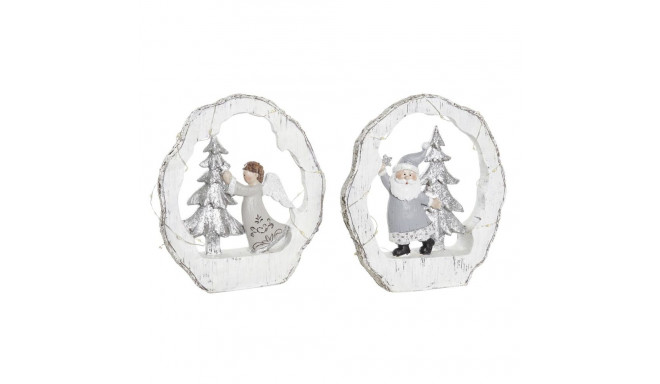 Jõuluehe DKD Home Decor Vaik (17 x 4,5 x 19 cm) (2 Ühikut)
