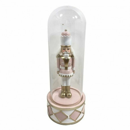 Christmas bauble DKD Home Decor Crystal Resin Nutcracker (10 x 10 x 26 cm) (2 Units)