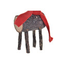 Dekoratiivkuju DKD Home Decor Jõulud Läige Põhjapõder Kask (10 x 9 x 23 cm) (2 Ühikut)