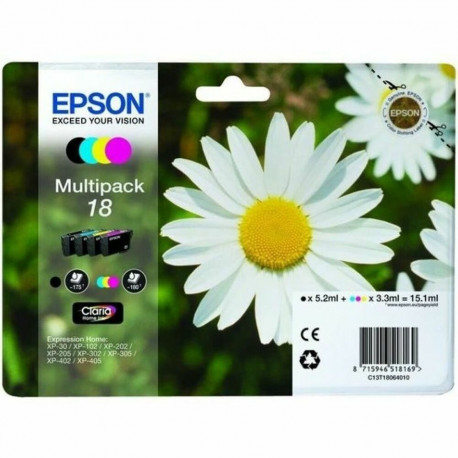 Originaalne Tindikassett Epson Multipack Kollane Must Mitmevärviline