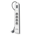 4-socket plugboard with power switch Belkin BSV401VF2M USB x 2 (2 m)