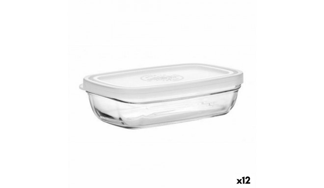 Lunch box Duralex FreshBox Transparent 15 x 10 x 4 cm (12 Units)