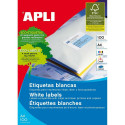 Kleepuvad sildid Apli 1285 100 Lehed 48,5 x 25,4 mm Valge