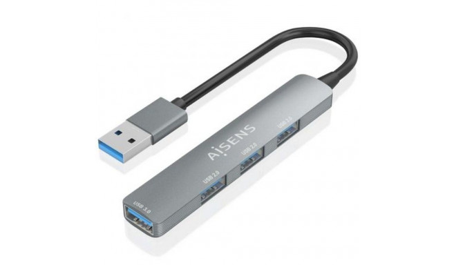 USB Hub Aisens A106-0859 Grey (1 Unit)