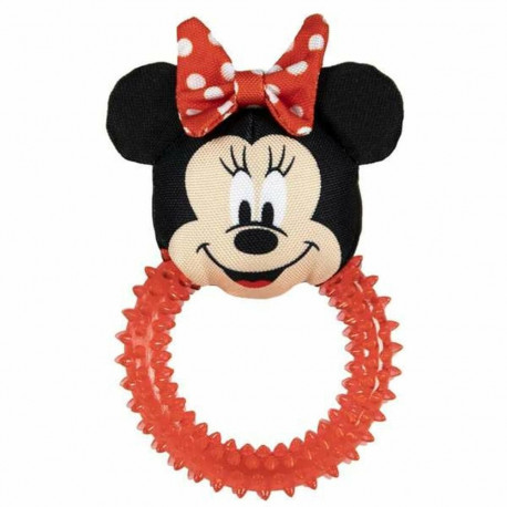 Dog chewing toy Minnie Mouse   Red 10,0 x 5,0 x 17,0 cm (4 Units)