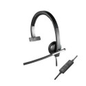 Kõrvaklapid Mikrofoniga Logitech H650e Must