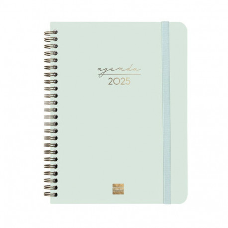 Diary Finocam ALMA Mint A5 15,5 x 21,2 cm 2025