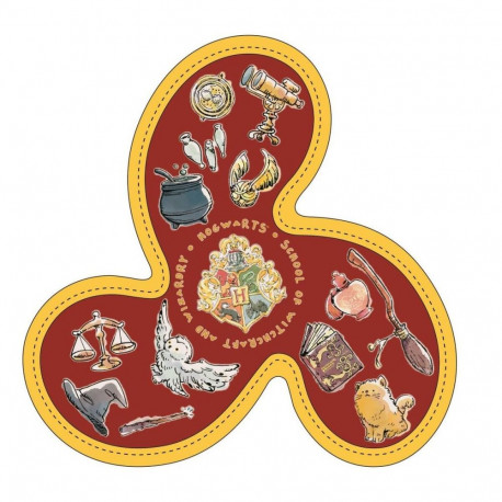 Lendav taldrik Harry Potter Tumepunane 23,0 x 23,0 x 3,0 cm