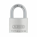 Key padlock ABUS Titalium 64ti/50 Aluminium Rectangular