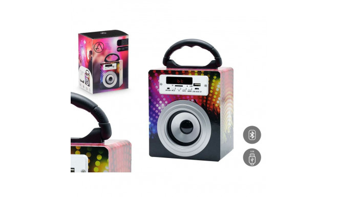 Bluetooth Speakers KBQ-02 KBQ-02 Black Multicolour
