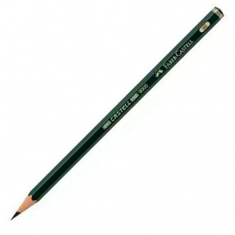 Pencil Faber-Castell 119006 Hexagonal 6B Black Green Ecological (12 Units)