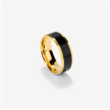 Men's Ring Radiant RH000137-22 22 Black Golden