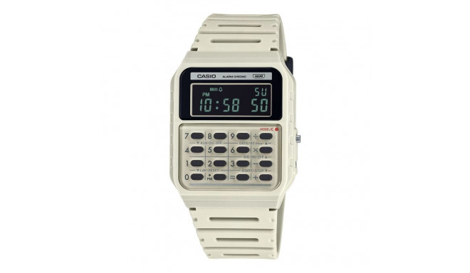 Men's Watch Casio CALCULATOR EDGY COLLECTION - CREAM
