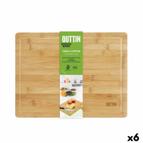 Cutting board Quttin 39,5 x 30 x 1,5 cm (6 Units)