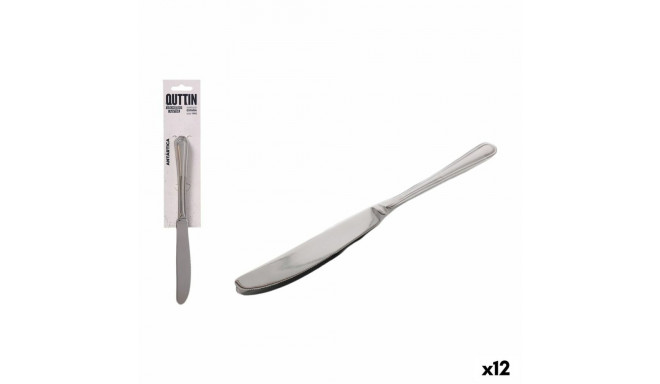 Knife Set Quttin Antártica Silver Stainless steel 21,6 x 1,8 cm 2 Pieces (12 Units)