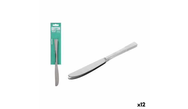 Knife Set Quttin Madrid Stainless steel 22 x 1,7 cm 2 Pieces (12 Units)