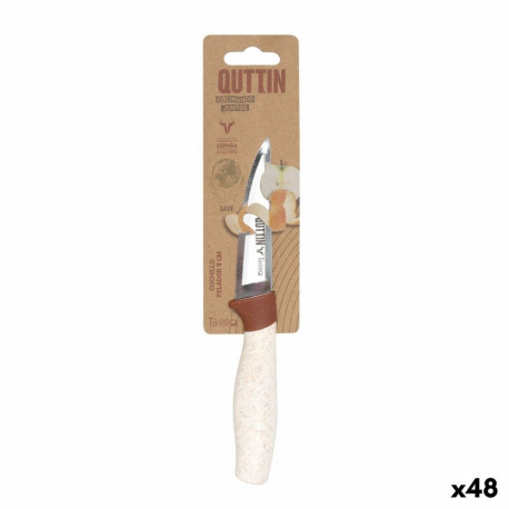 Koorimisnuga Quttin Terra Pruun Hõbedane Roostevaba teras 9 cm (48 Ühikut)