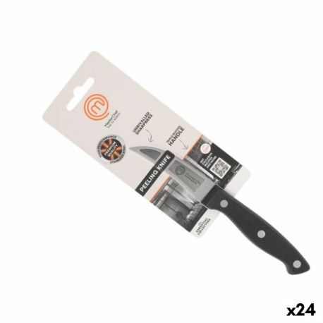 Koorimisnuga MasterChef Must Hõbedane Roostevaba teras 7 cm (24 Ühikut)