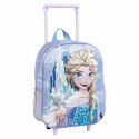 3D School Bag with Wheels Frozen Blue Lilac 25,0 x 31,0 x 10,0 cm