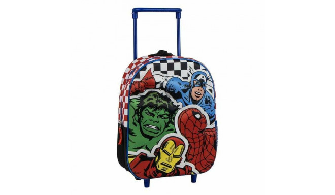 3D School Bag with Wheels The Avengers 25,0 x 31,0 x 10,0 cm