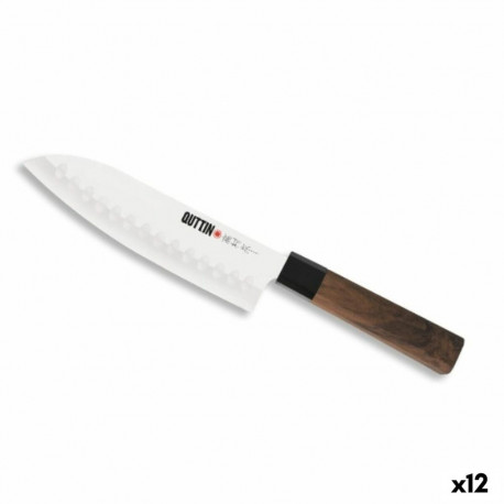 Kööginuga Quttin SANTOKU Takamura Pruun Hõbedane 17 cm (12 Ühikut)