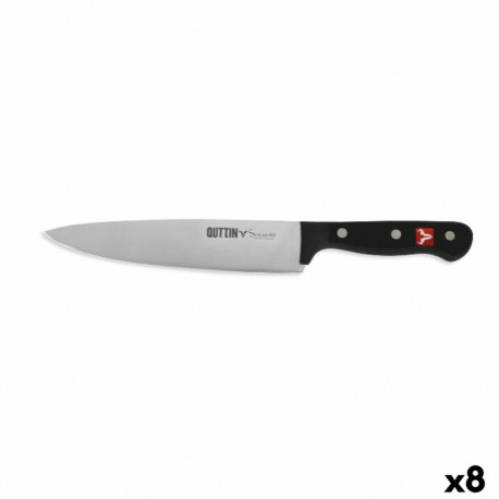 Kööginuga Quttin SYBARITE Must Hõbedane 20 cm (8 Ühikut)