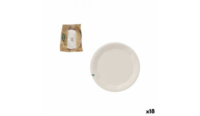 Taldrikute komplekt Algon Valge 22 cm 25 Tükid, osad (18 Ühikut)