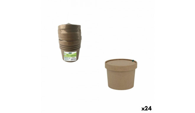 Plate set Algon 270 ml 5 Pieces (24 Units)